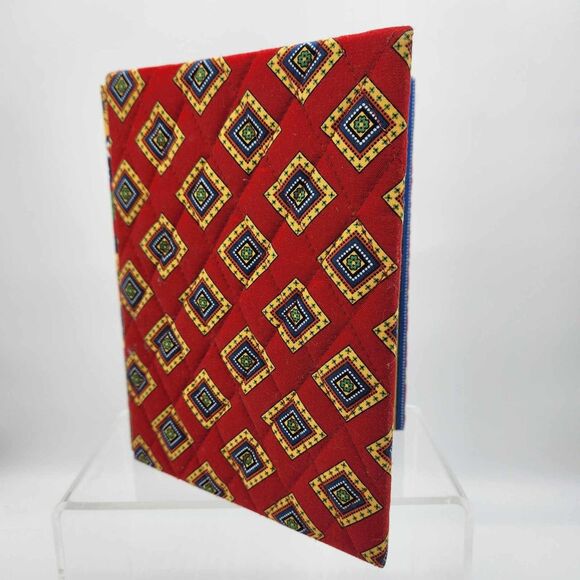 Vera Bradley Double Picture Frame Villa Red Retired Pattern Mothers Day Gift - Picture 7 of 8